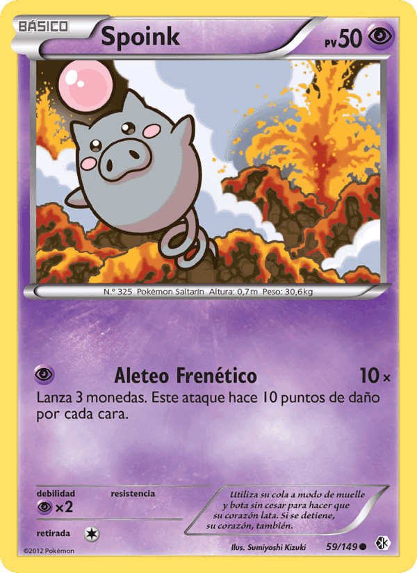 Spoink, carta 59 de Fronteras Cruzadas
