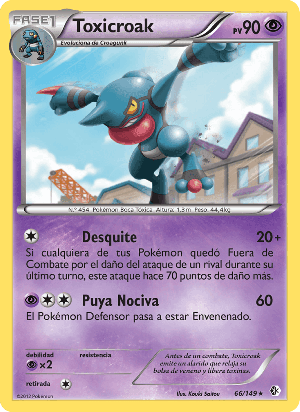 Toxicroak, carte 66 de Fronteras Cruzadas