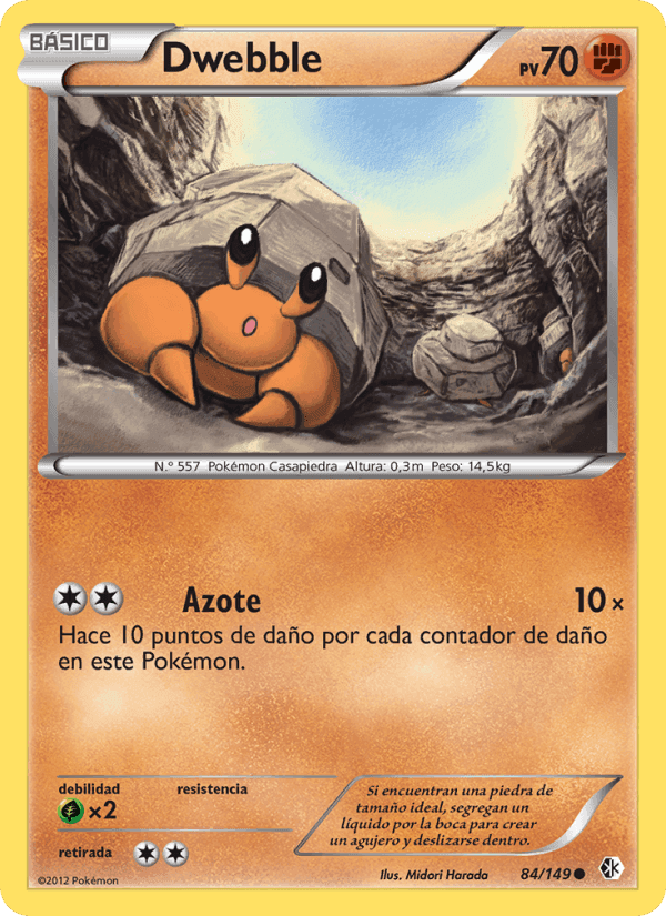 Dwebble, card 84 from Fronteras Cruzadas