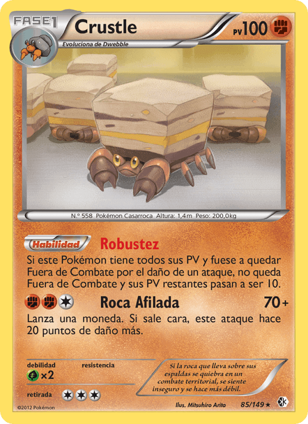 Crustle, card 85 from Fronteras Cruzadas