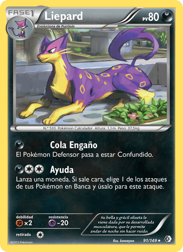 Liepard, carta 91 de Fronteras Cruzadas