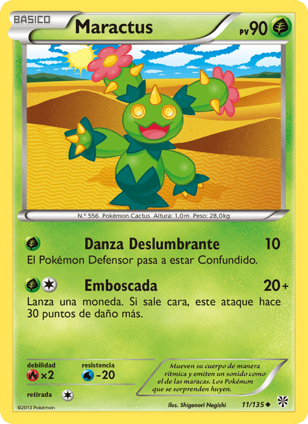 Maractus, card 11 from Tormenta Plasma