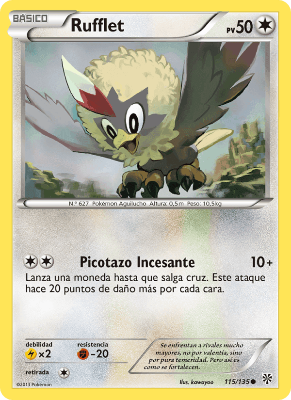 Rufflet, carta 115 di Tormenta Plasma