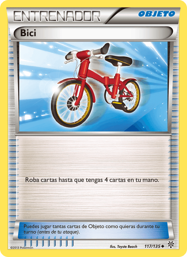 Bici, carta 117 de Tormenta Plasma