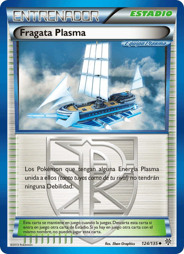 Fragata Plasma, carta 124 de Tormenta Plasma