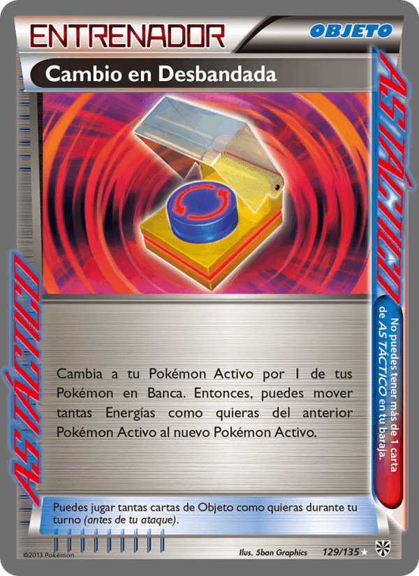 Cambio en Desbandada, carte 129 de Tormenta Plasma