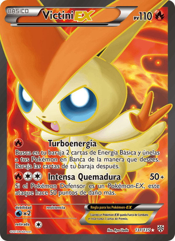 Victini-EX, carta 131 di Tormenta Plasma