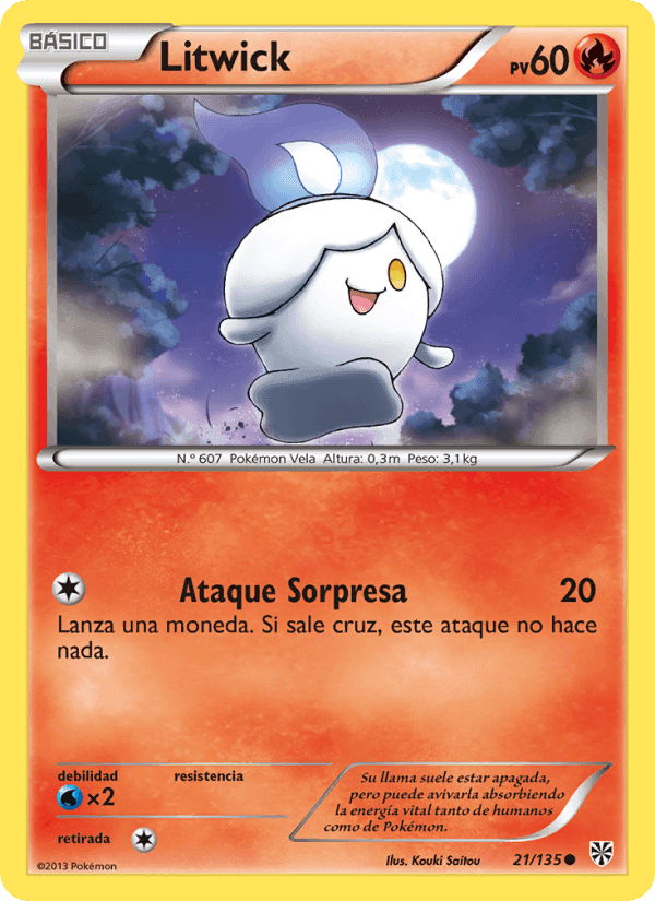 Litwick, carta 21 di Tormenta Plasma