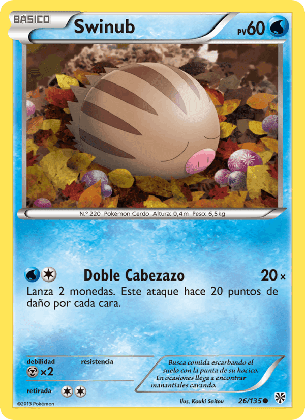 Swinub, carte 26 de Tormenta Plasma