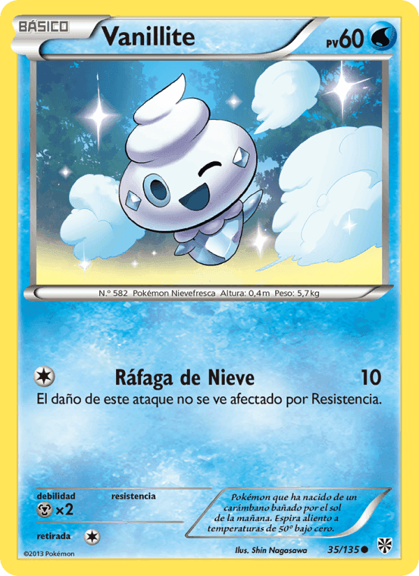 Vanillite, carta 35 di Tormenta Plasma