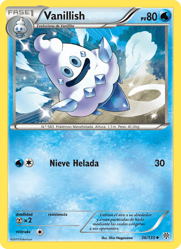 Vanillish, carta 36 de Tormenta Plasma