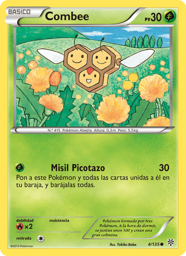 Combee, carta 4 di Tormenta Plasma