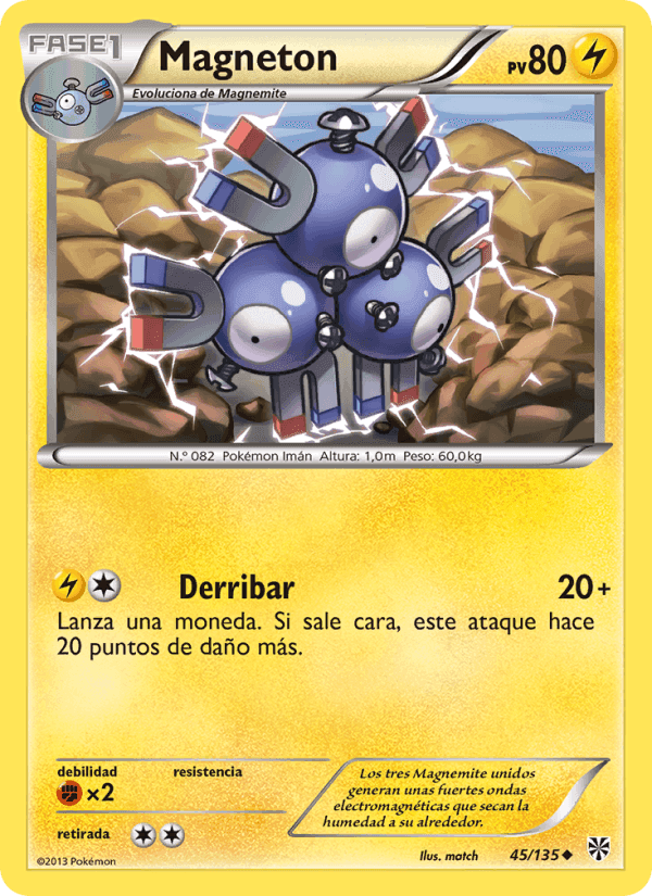 Magneton, carta 45 di Tormenta Plasma