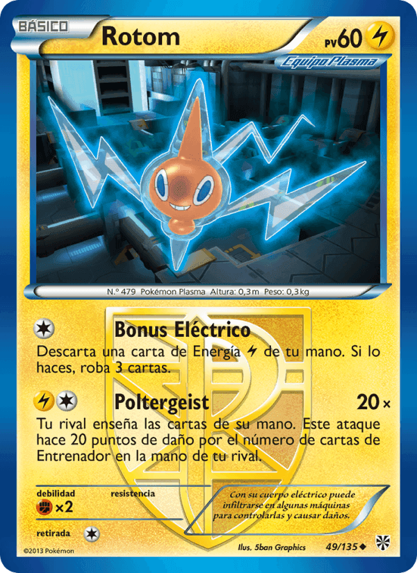 Rotom, carta 49 de Tormenta Plasma