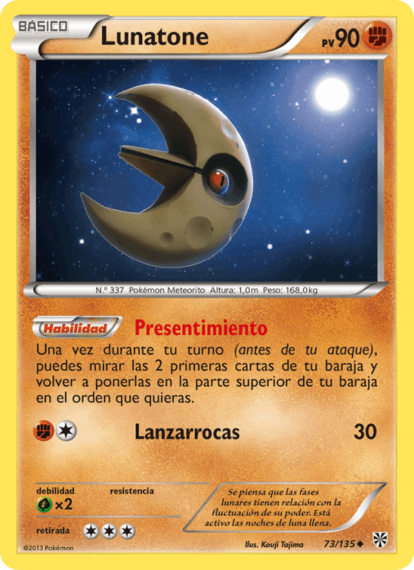 Lunatone, carta 73 de Tormenta Plasma