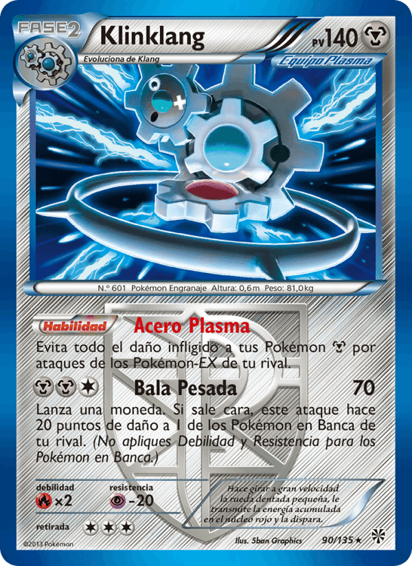 Klinklang, carta 90 de Tormenta Plasma