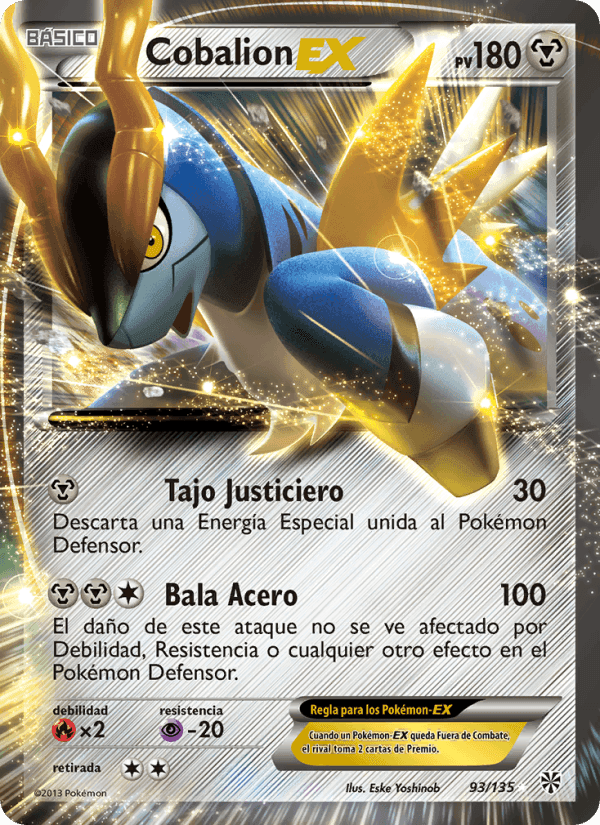 Cobalion-EX, carta 93 de Tormenta Plasma