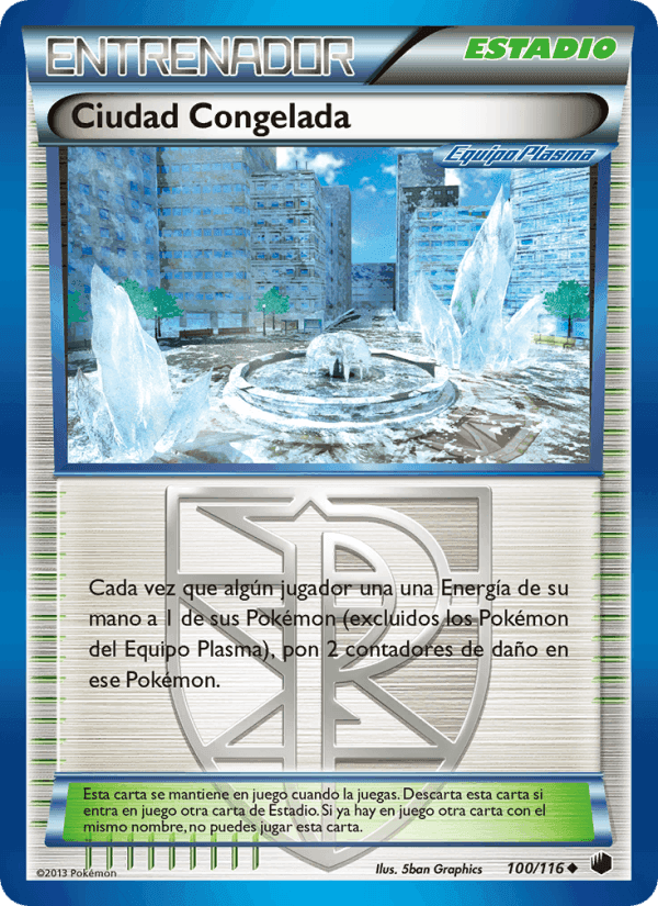 Ciudad Congelada, carta 100 de Glaciación Plasma