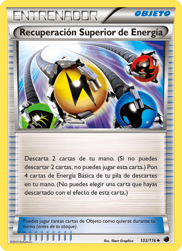 Recuperación de Energía Superior, carta 103 de Glaciación Plasma