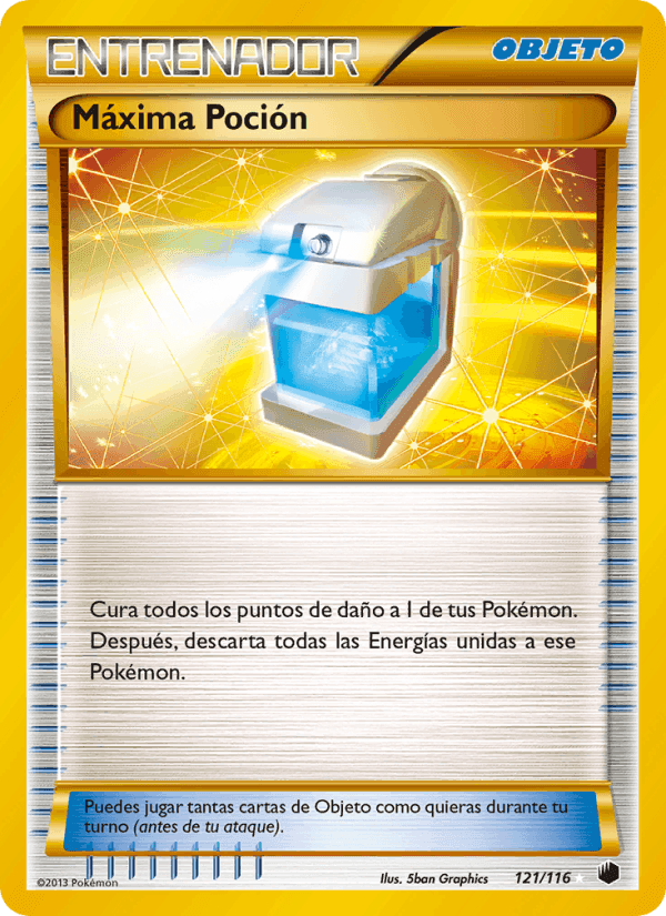 Máxima Poción, card 121 from Glaciación Plasma