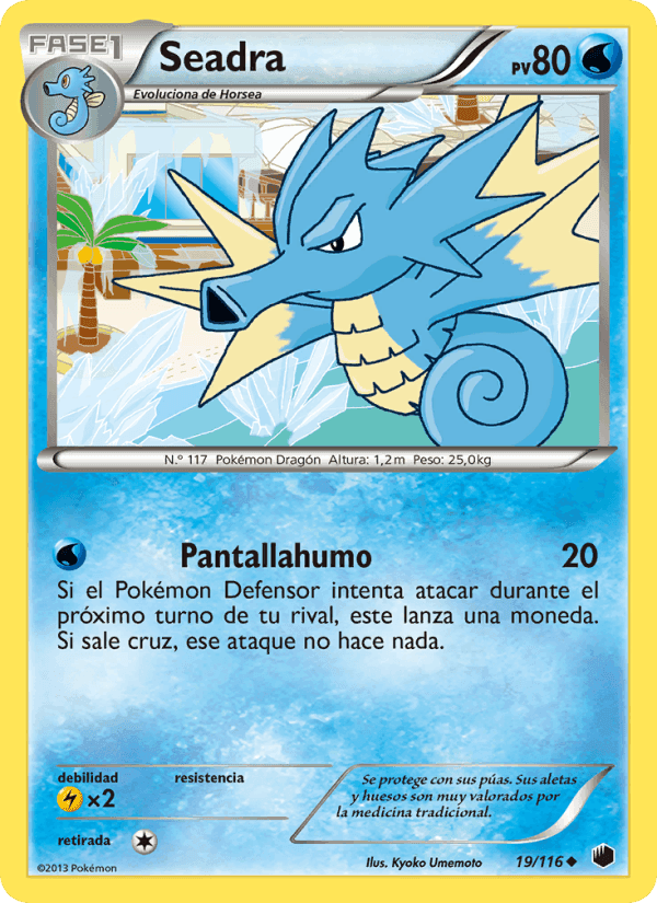 Seadra, carte 19 de Glaciación Plasma