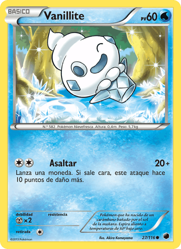 Vanillite, carte 27 de Glaciación Plasma