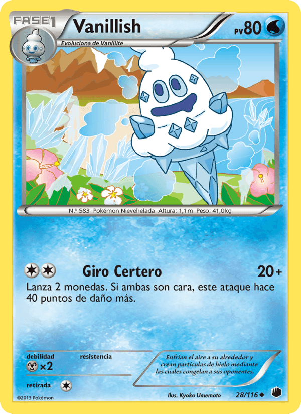 Vanillish, carta 28 de Glaciación Plasma