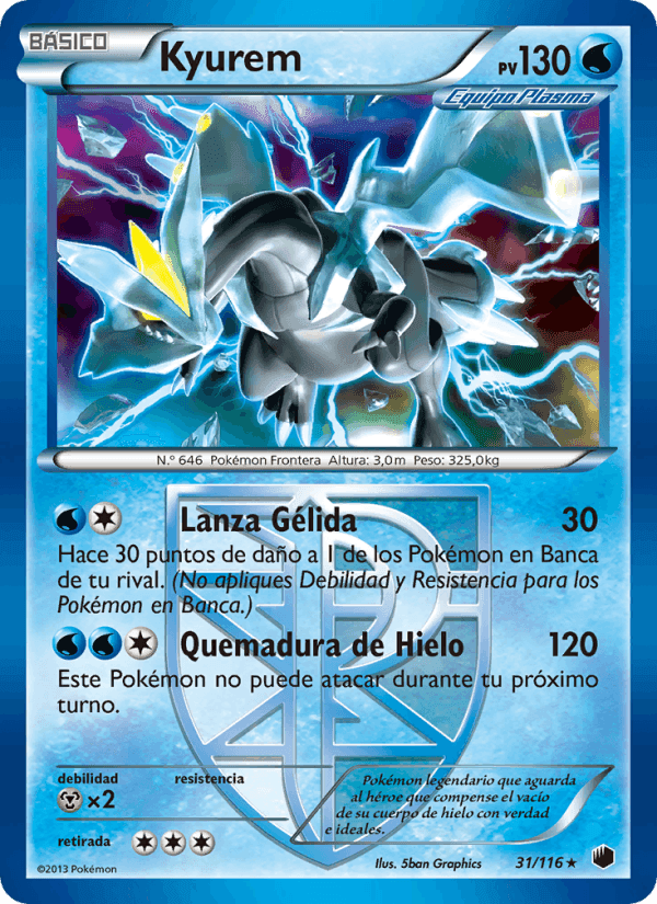 Kyurem, carta 31 de Glaciación Plasma