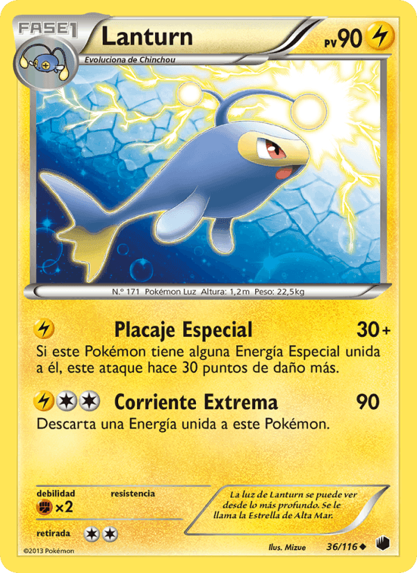 Lanturn, carte 36 de Glaciación Plasma
