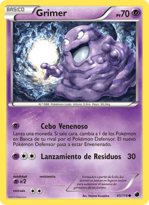 Grimer, carta 45 di Glaciación Plasma