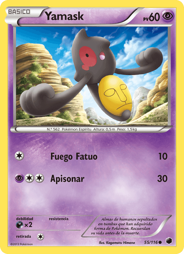 Yamask, carta 55 de Glaciación Plasma
