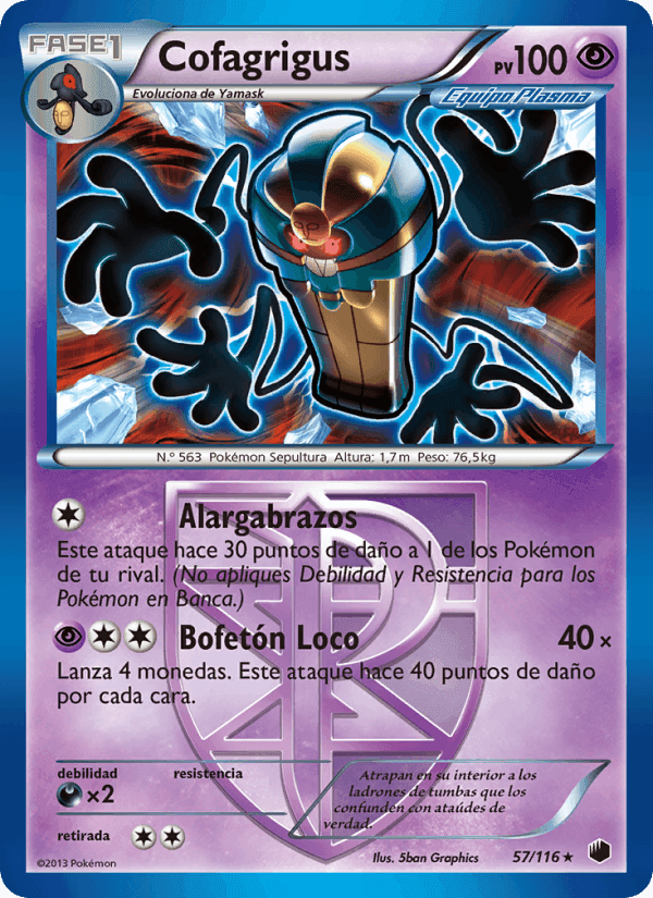 Cofagrigus, carte 57 de Glaciación Plasma