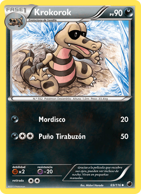 Krokorok, carta 69 de Glaciación Plasma
