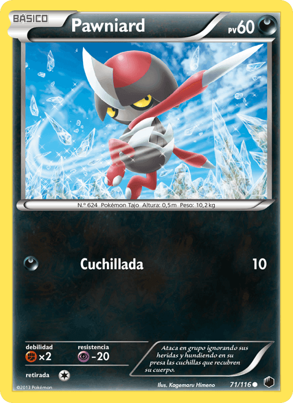 Pawniard, carta 71 de Glaciación Plasma