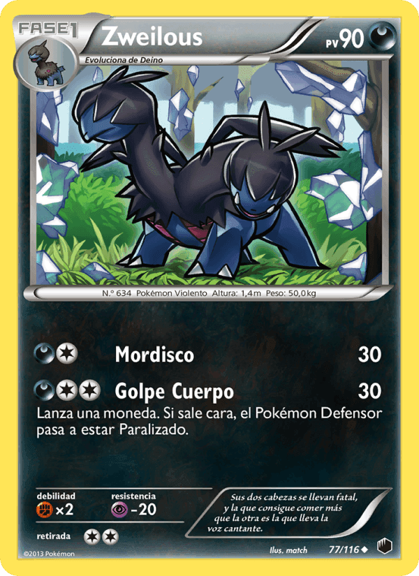 Zweilous, card 77 from Glaciación Plasma