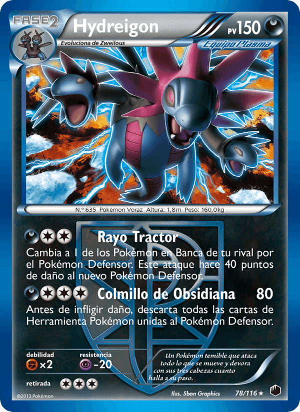 Hydreigon, carta 78 di Glaciación Plasma