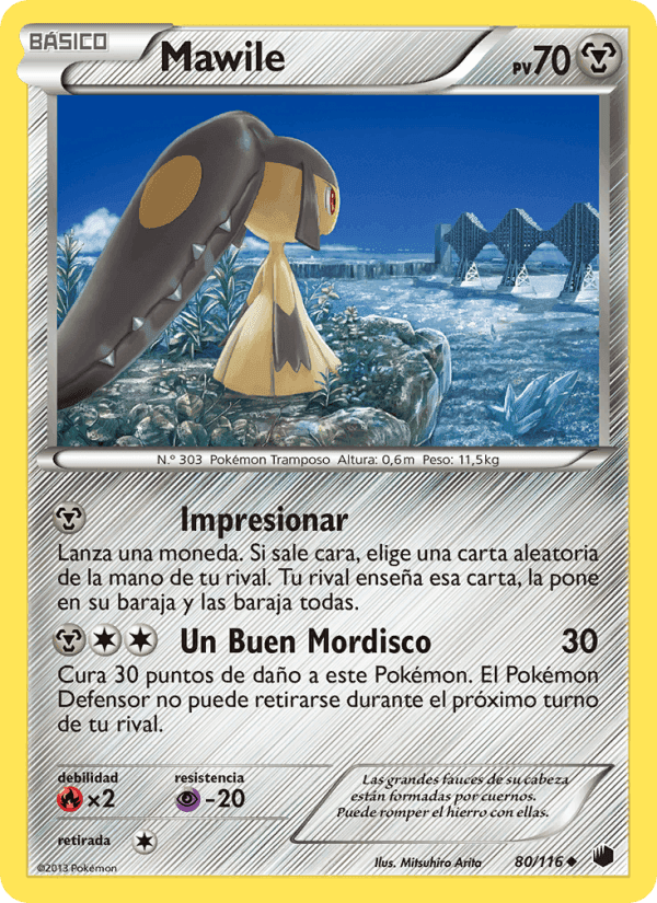 Mawile, carta 80 de Glaciación Plasma
