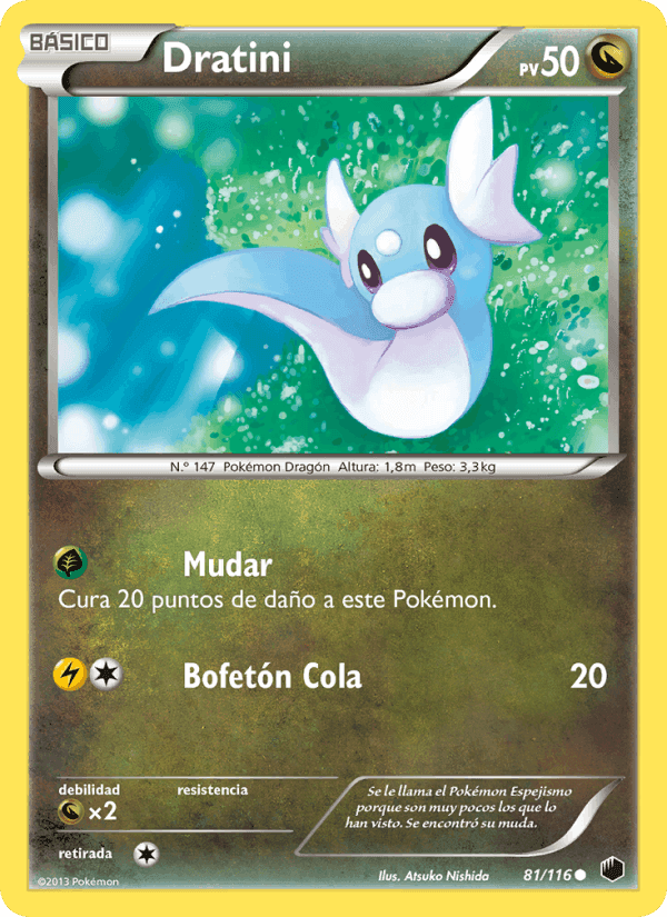 Dratini, card 81 from Glaciación Plasma