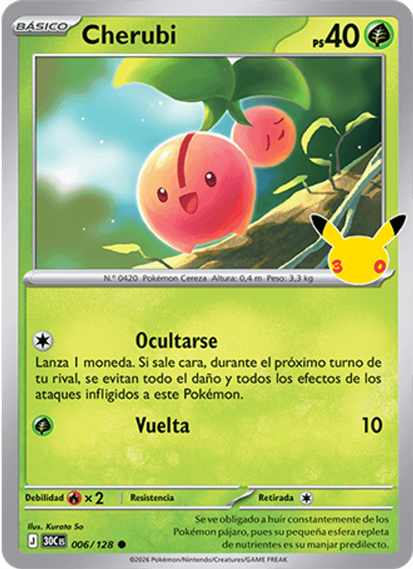 Cherubi, carta 006 de Celebración 30.º Aniversario