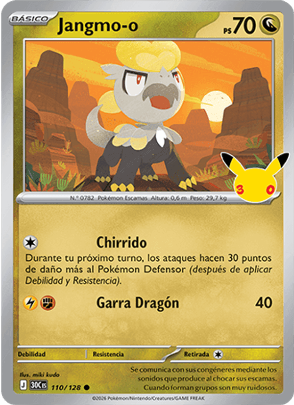 Jangmo-o, carte 110 de Celebración 30.º Aniversario