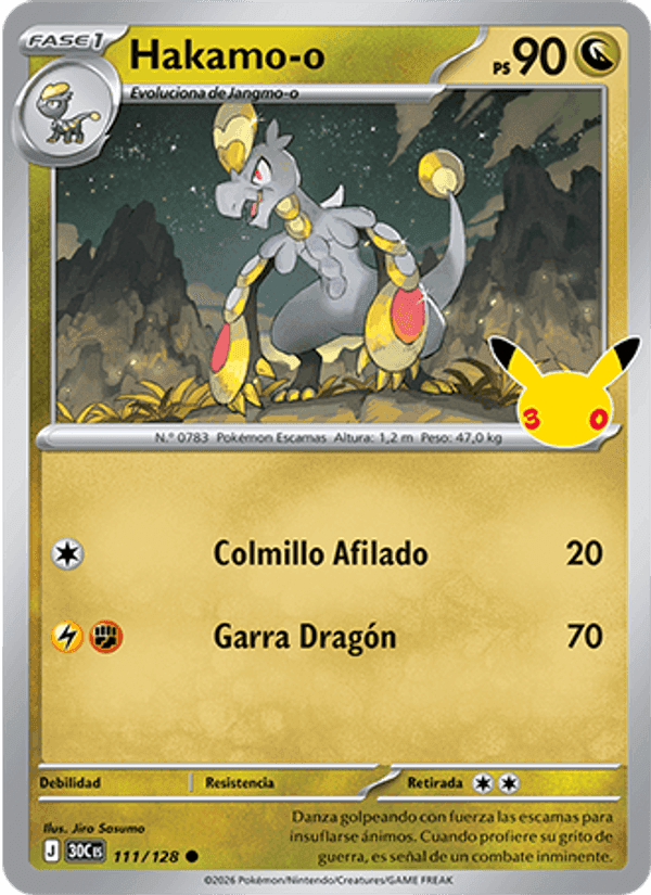 Hakamo-o, carta 111 de Celebración 30.º Aniversario