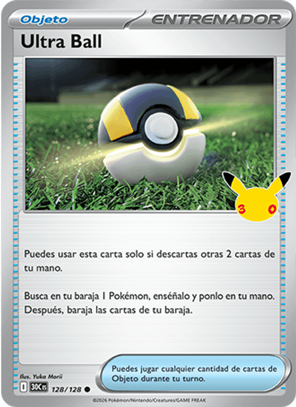 Ultra Ball, carta 128 de Celebración 30.º Aniversario