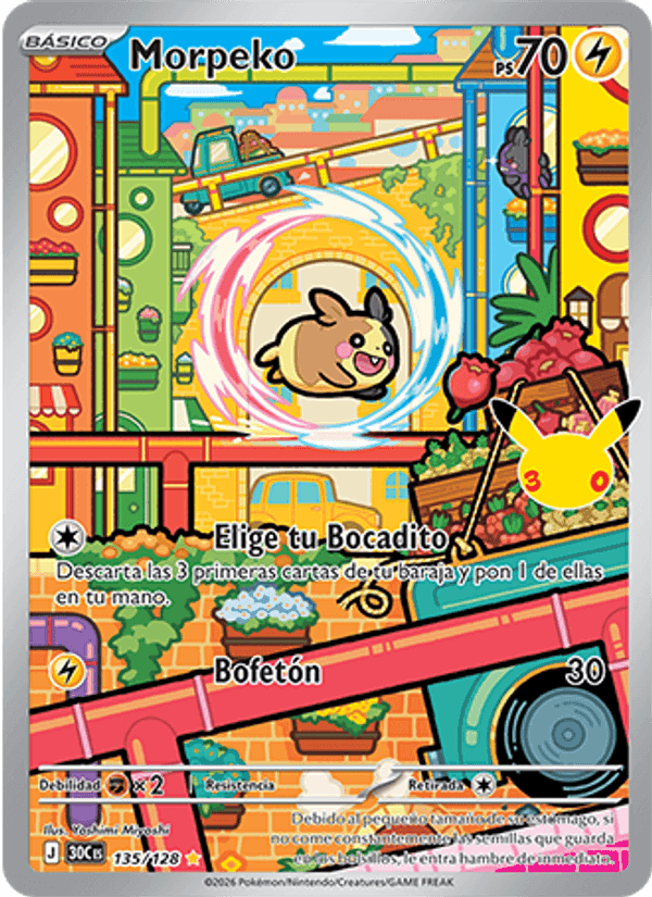 Celebración 30.º Aniversario の 135 番、Morpeko
