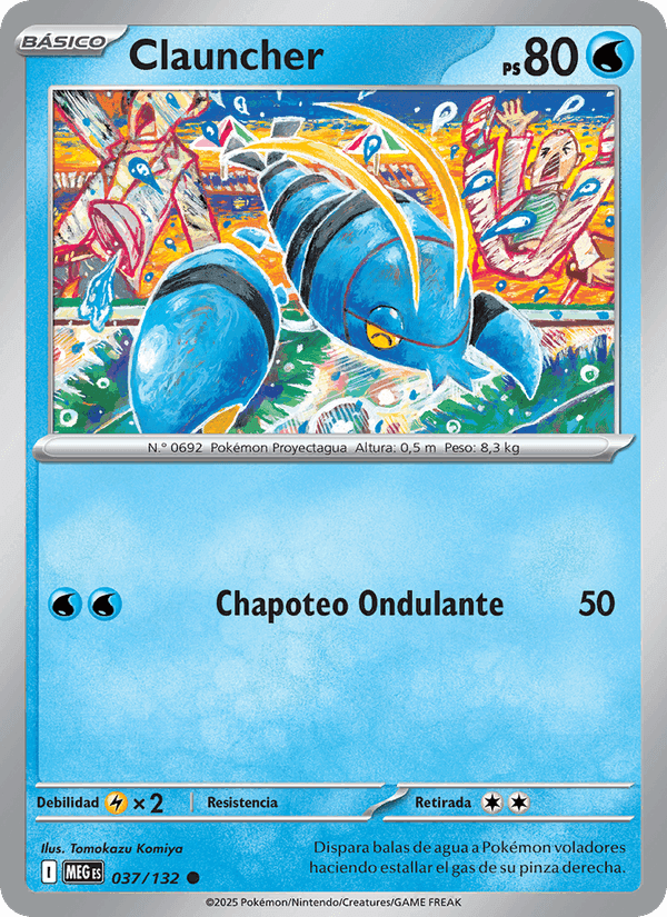 Clauncher, carta 037 de Megaevolución