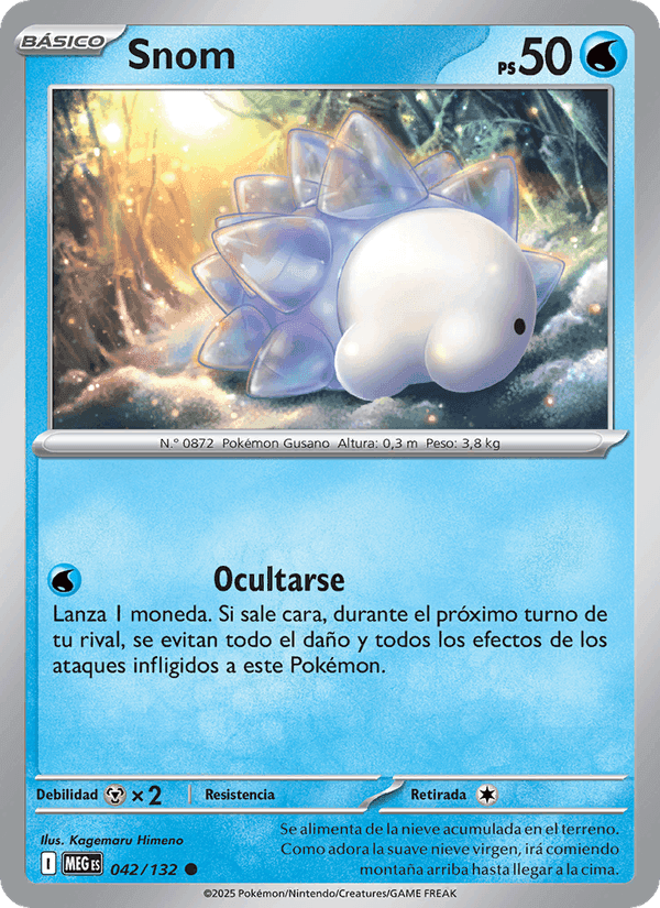 Snom, carte 042 de Megaevolución