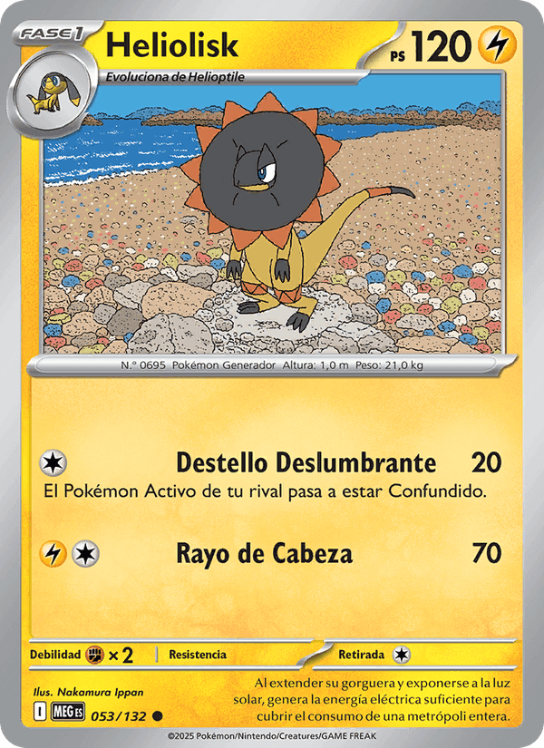 Heliolisk, carta 053 di Megaevolución