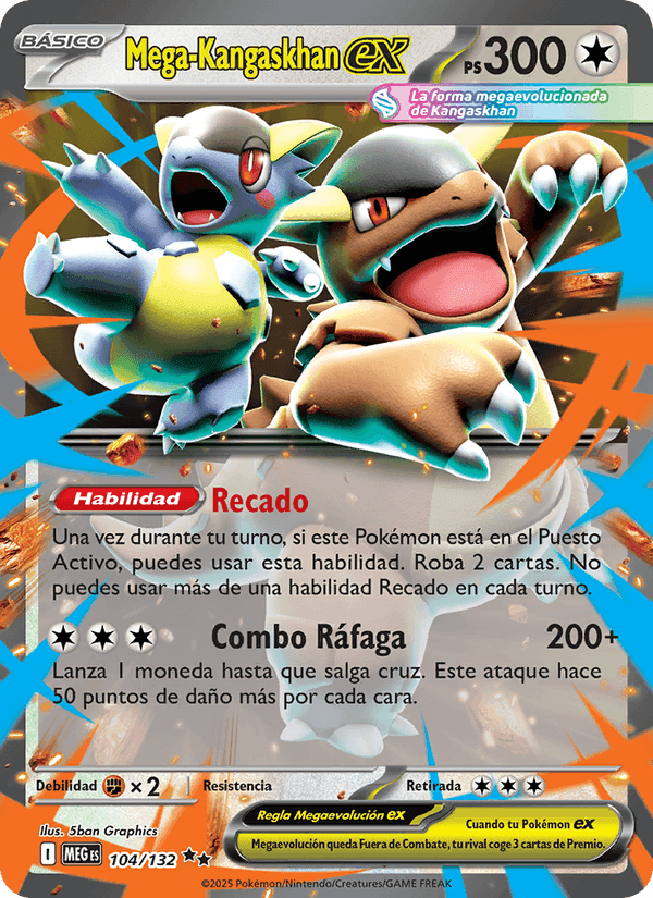 Mega-Kangaskhan ex, carta 104 di Megaevolución