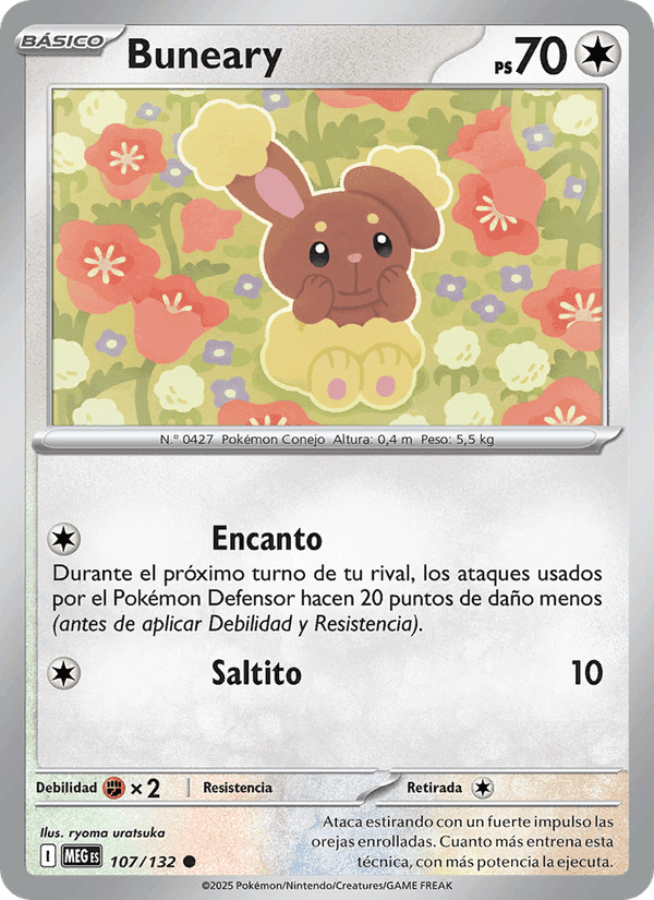 Buneary, card 107 from Megaevolución