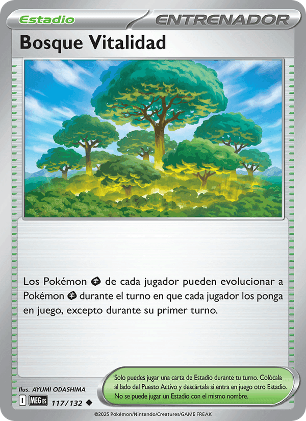 Bosque Vitalidad, carta 117 de Megaevolución