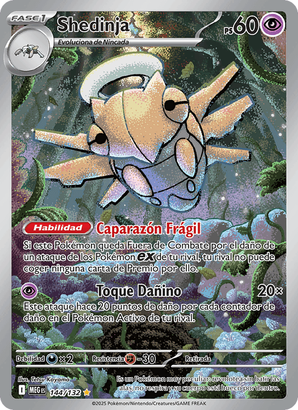 Shedinja, carta 144 di Megaevolución